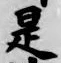 글자 是