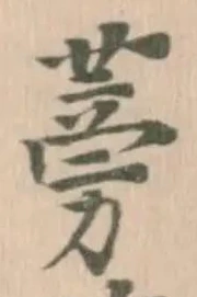 蒡の位置