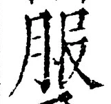 「服」字