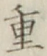 글자 重