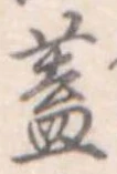 蓋の位置