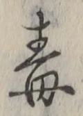 글자 毒