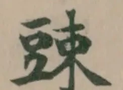 竦の位置