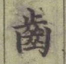 文字齒