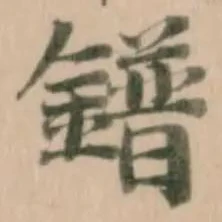 鐠の位置