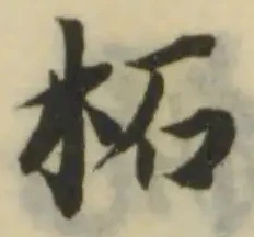 拓の位置