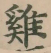 雞の位置