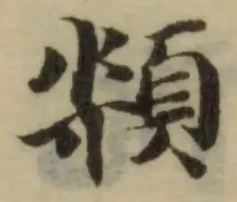 頮の位置