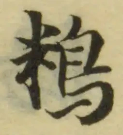 鶆の位置