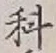 글자 科