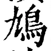 글자 鳩