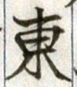 글자 東