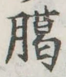 臘の位置