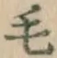 글자 毛
