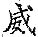 文字威