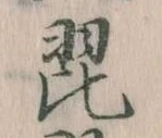 琵の位置