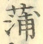 字蒲