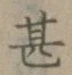 글자 甚