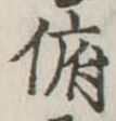 Đã định vị 俯