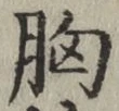 Chữ 胸