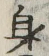 身の位置