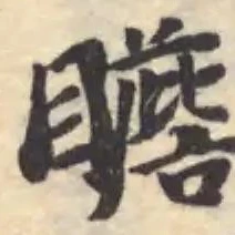 瞙の位置