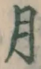 글자 月