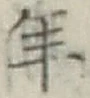 字年