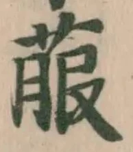 菔の位置