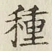글자 種