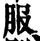 「服」字