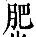 文字肥