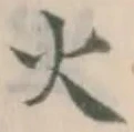 글자 火