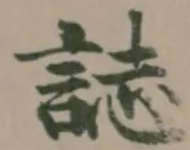誌の位置