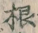文字根