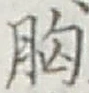 Chữ 胸