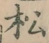 字松
