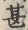 글자 甚