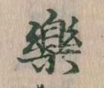 楽の位置