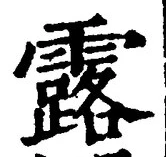 글자 露