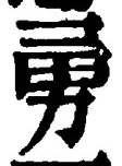 글자 勇