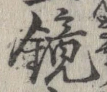 鏡の位置
