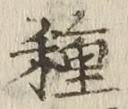 글자 種