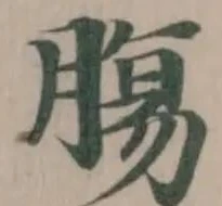膓 위치 확인됨