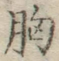 Chữ 胸