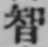 글자 智