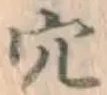 글자 穴