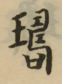 Đã định vị 璹
