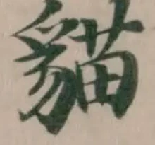 Đã định vị 貓