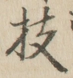 字枝